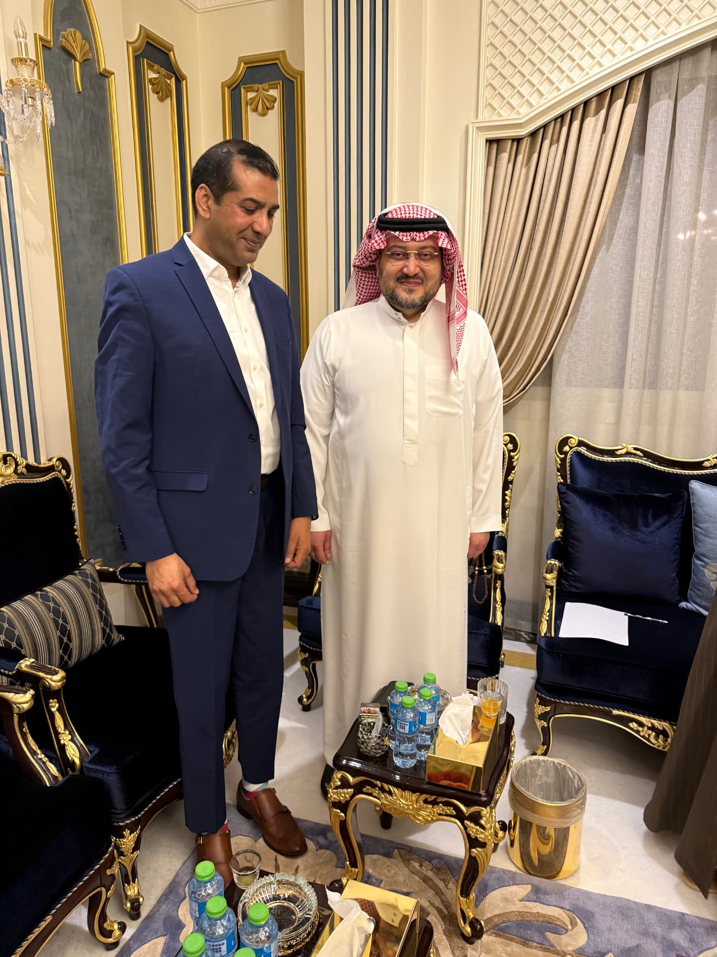 Rayan Kamran meeting with His Royal Highness Prince Khalid bin Mohammed bin Nasser Bin Abdulaziz Al Saud